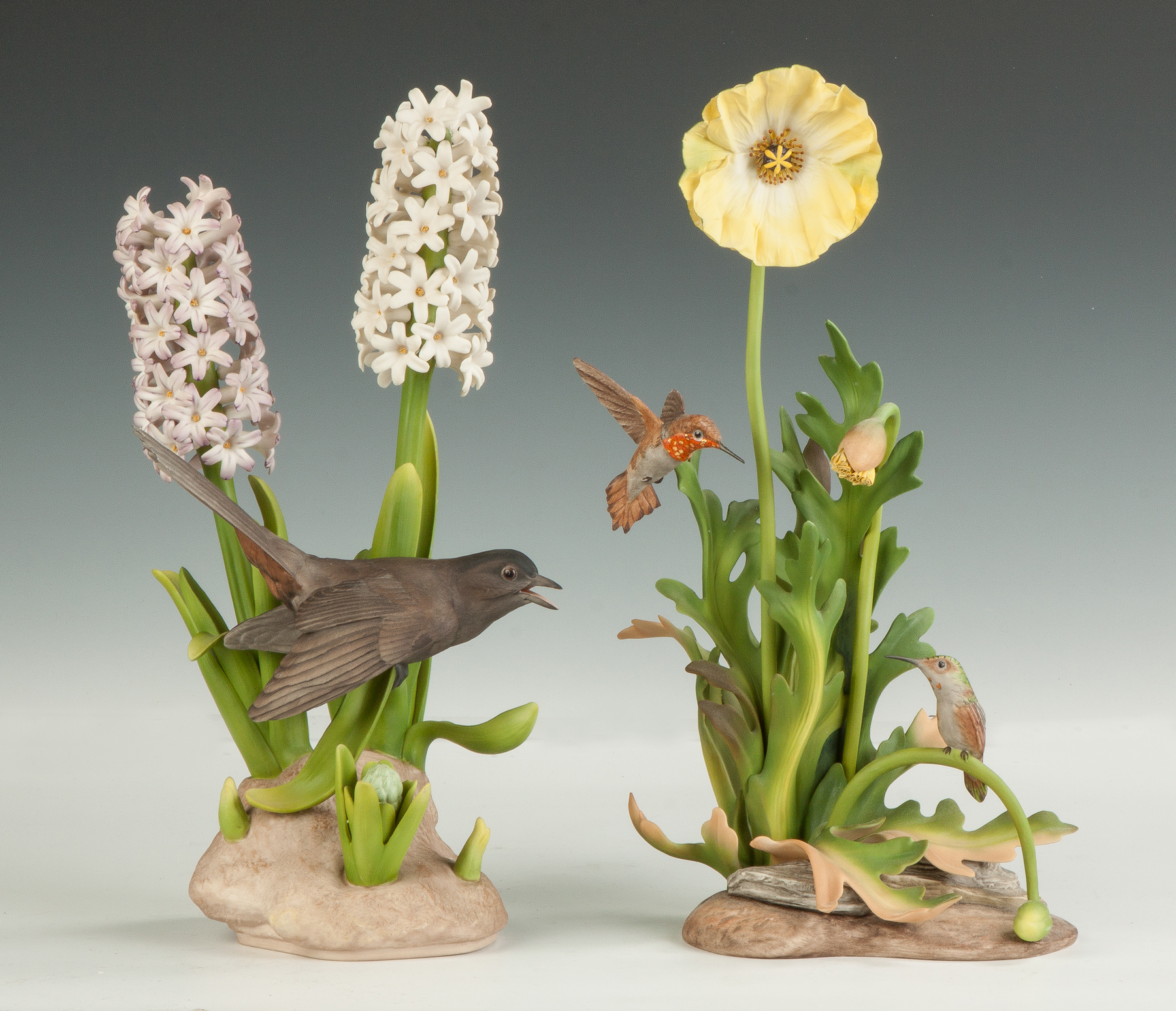 Appraisal: Boehm Porcelain Catbird with Hyacinth