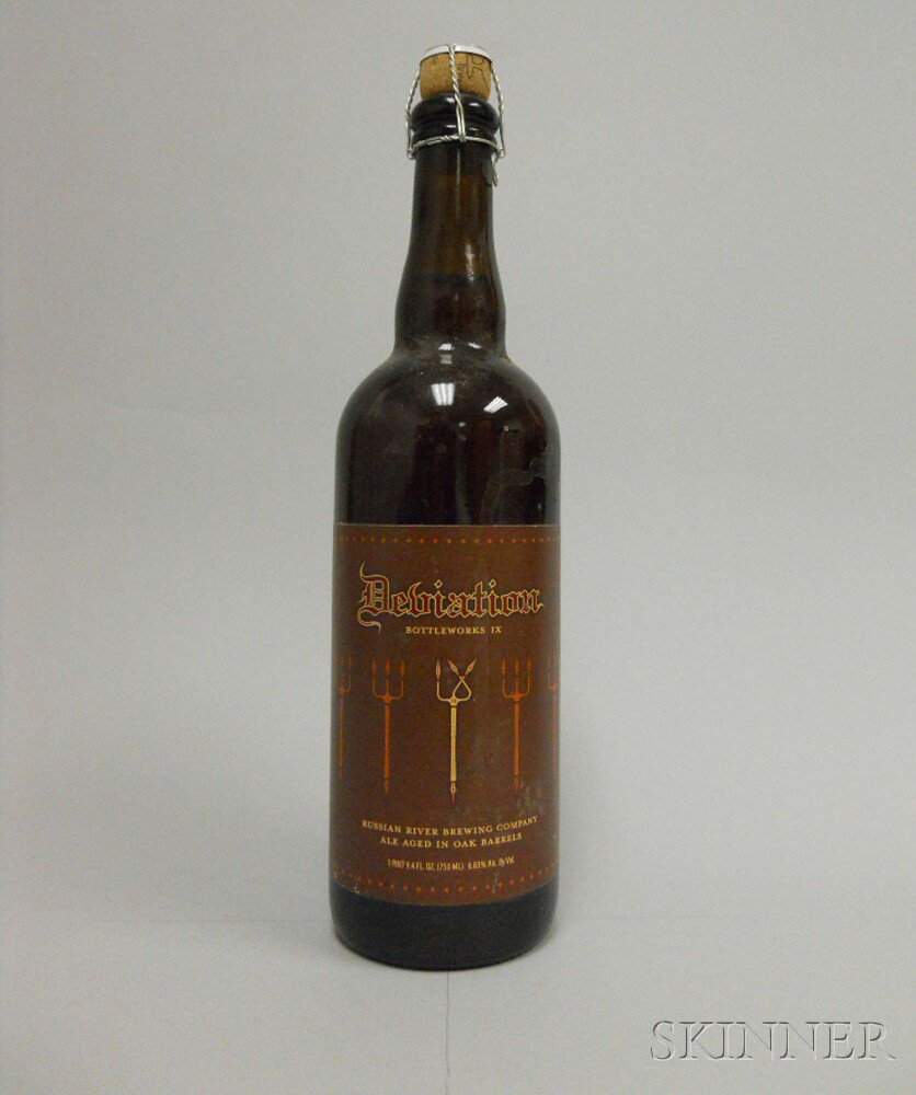 Appraisal: Bottleworks IX Russian River Brewing Company Deviation Santa Rosa California