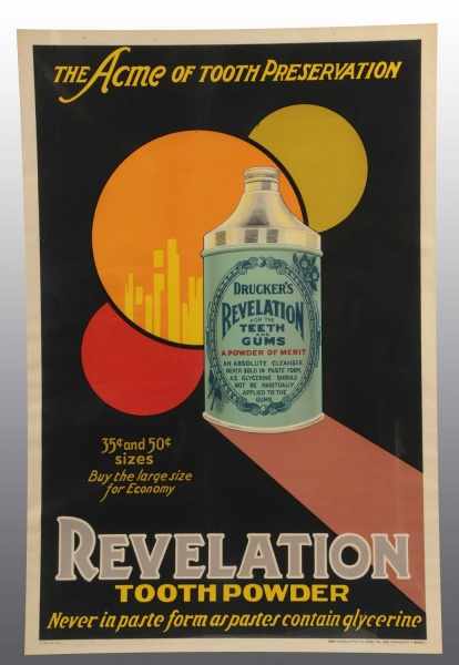 Appraisal: Revelation Tooth Powder Poster Description s Clean and bright with