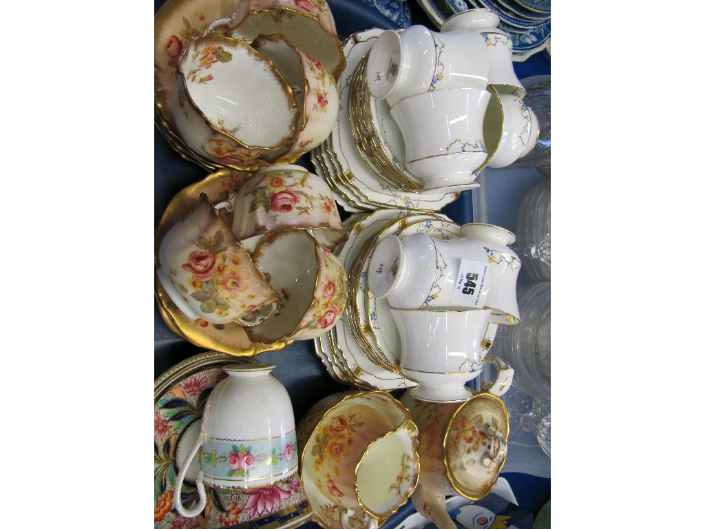 Appraisal: Tray lot comprising assorted teawares - Paragon etc