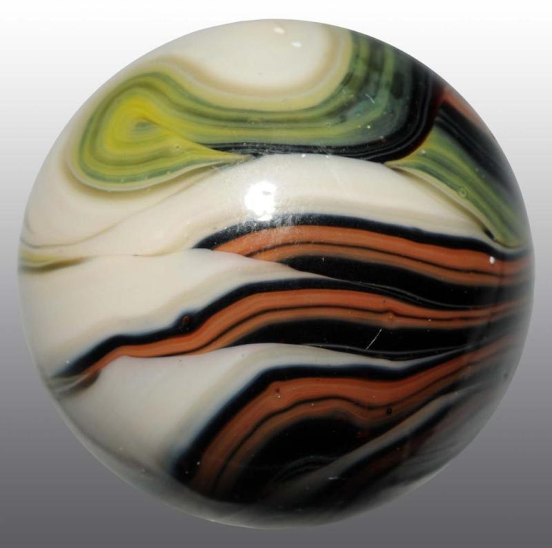 Appraisal: Christensen -Colored Flame Marble Description Very difficult to find in