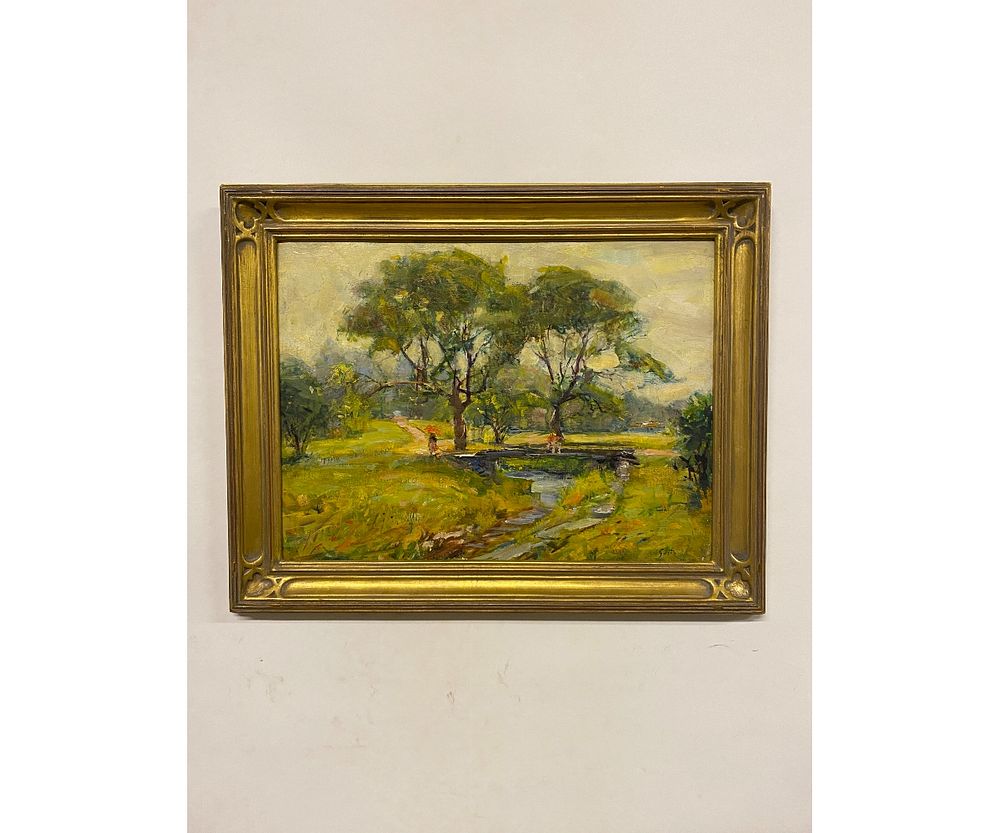 Appraisal: Walter Goltz Oil on Board Walter Goltz Woodstock NY -