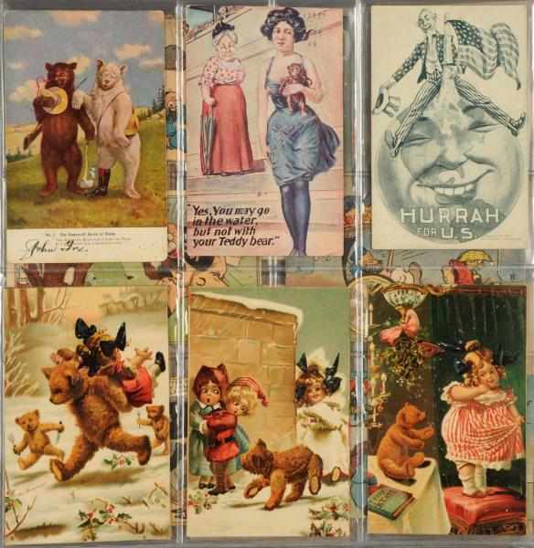 Appraisal: Lot of Assorted Postcards Includes teddy bears Roosevelt bears Katzenjammer