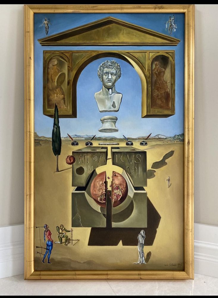 Appraisal: AFTER DALI DEMATERIALIZATION NEAR NOSE OF NERO After Salvador Dali