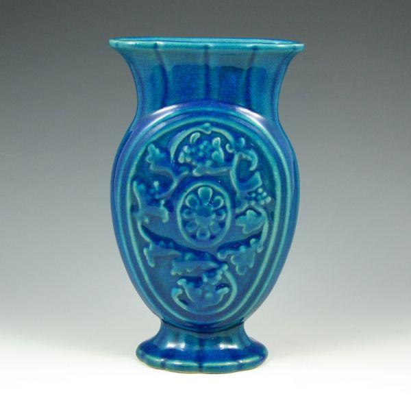 Appraisal: Cowan vase in Egyptian Blue Marked with die-impressed circular Cowan