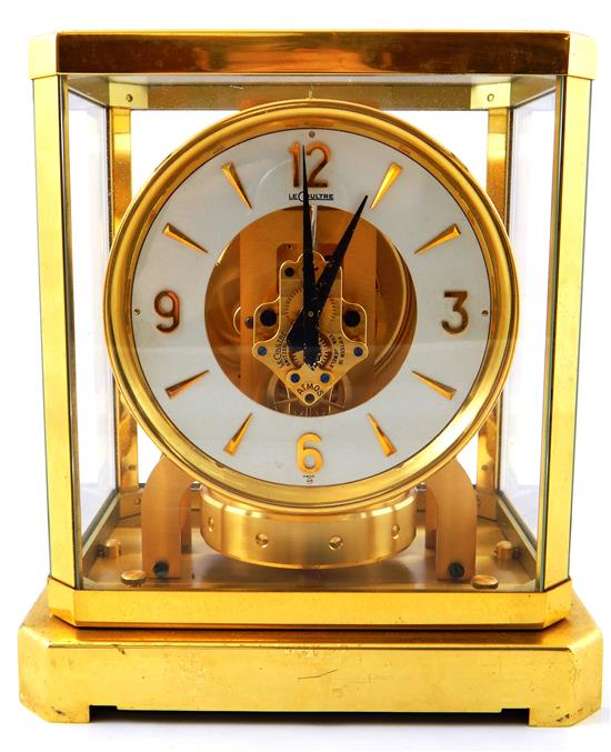 Appraisal: Le Coultre Atmos mantel clock Fifteen Jewels Swiss operates on