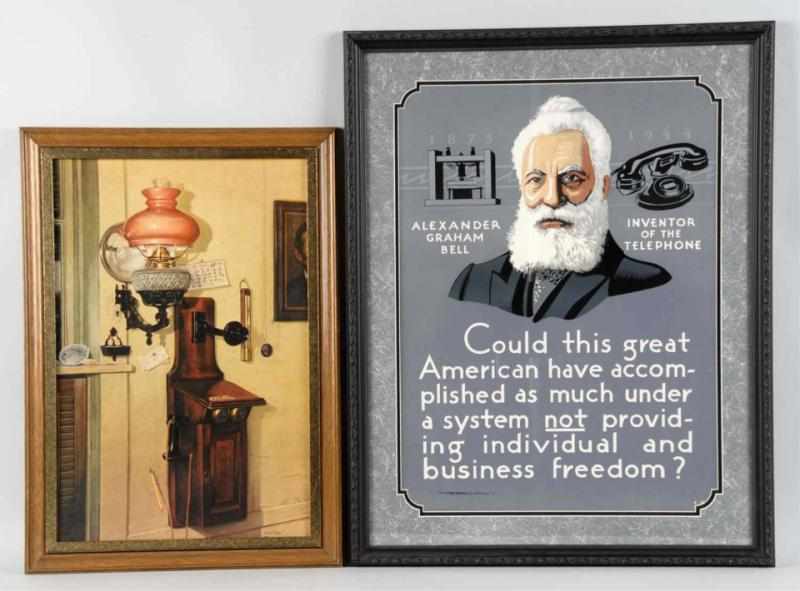 Appraisal: Lot of Telephone-Related Prints Description Includes one Alexander Graham Bell