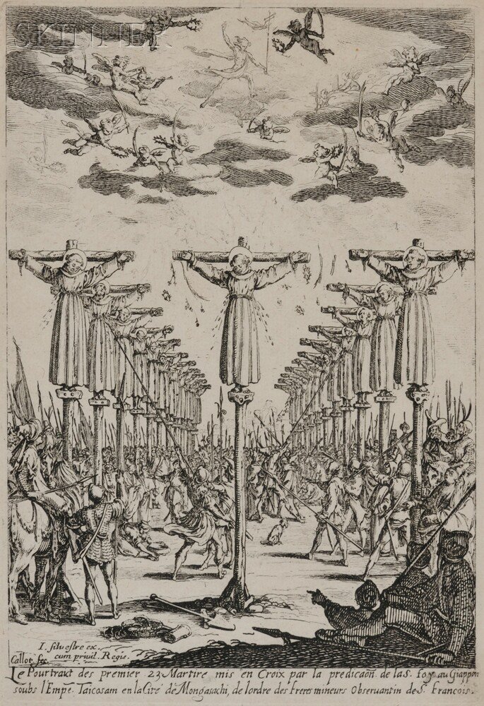 Appraisal: Jacques Callot French - Les martyrs du Japon Signed and