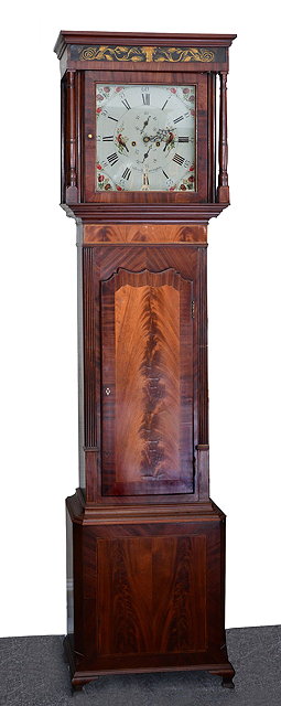 Appraisal: Halliwell of Warrington th Century mahogany longcase clock painted dial