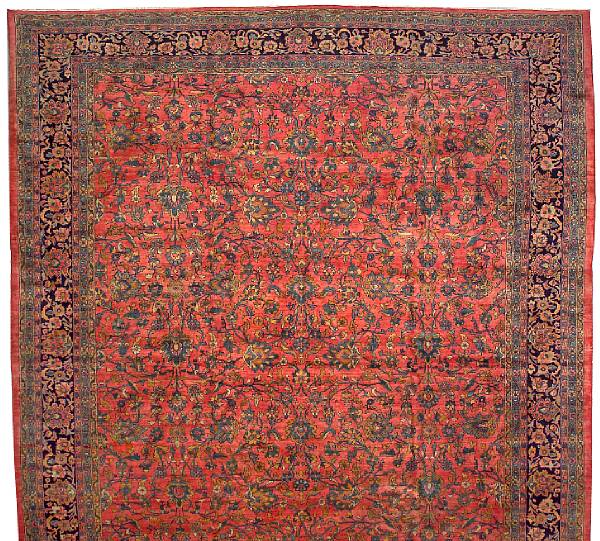 Appraisal: A Kerman carpet South Central Persia late th century size