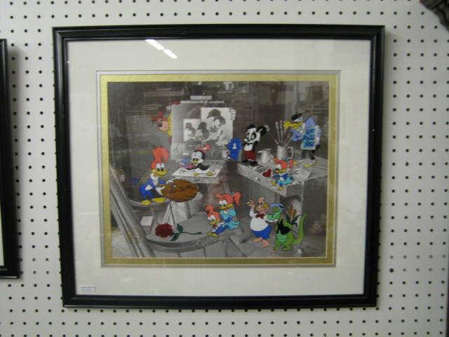 Appraisal: Walter Lantz Animation Art Cel with characters x of excellent