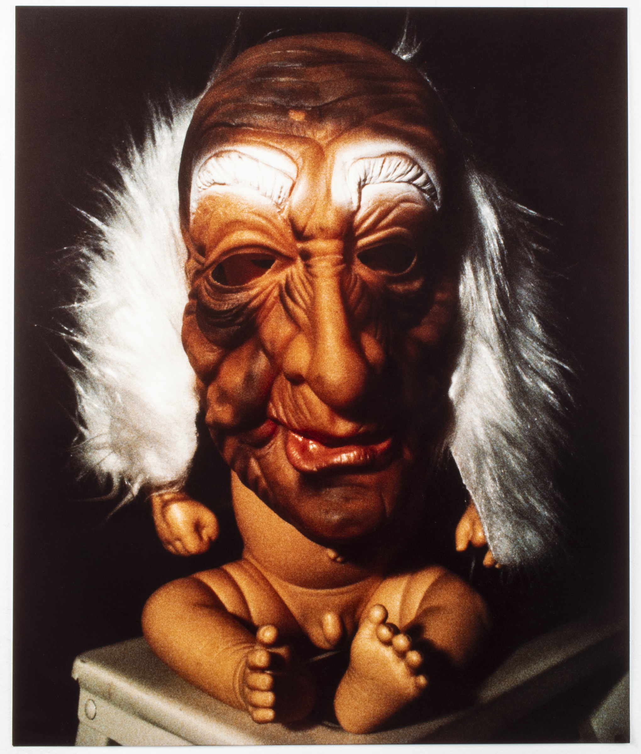 Appraisal: CINDY SHERMAN C-PRINT MASK OVER BABY DOLL Cindy Sherman American