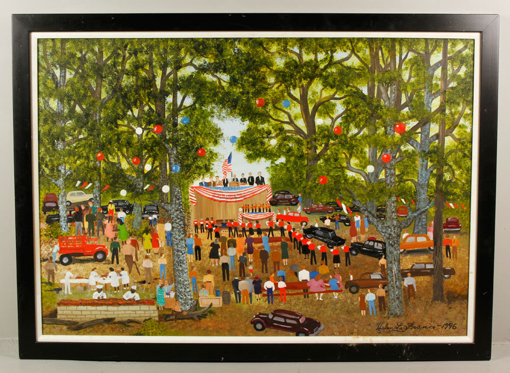 Appraisal: - LaFrance Political Picnic O C Helen LaFrance th century