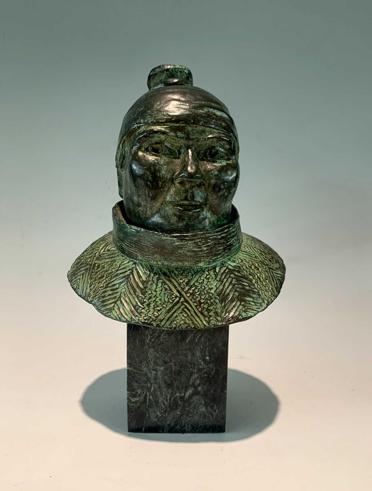 Appraisal: PFIEFFER Harold Canada - Eskimo Drum Dancer Bronze '' in