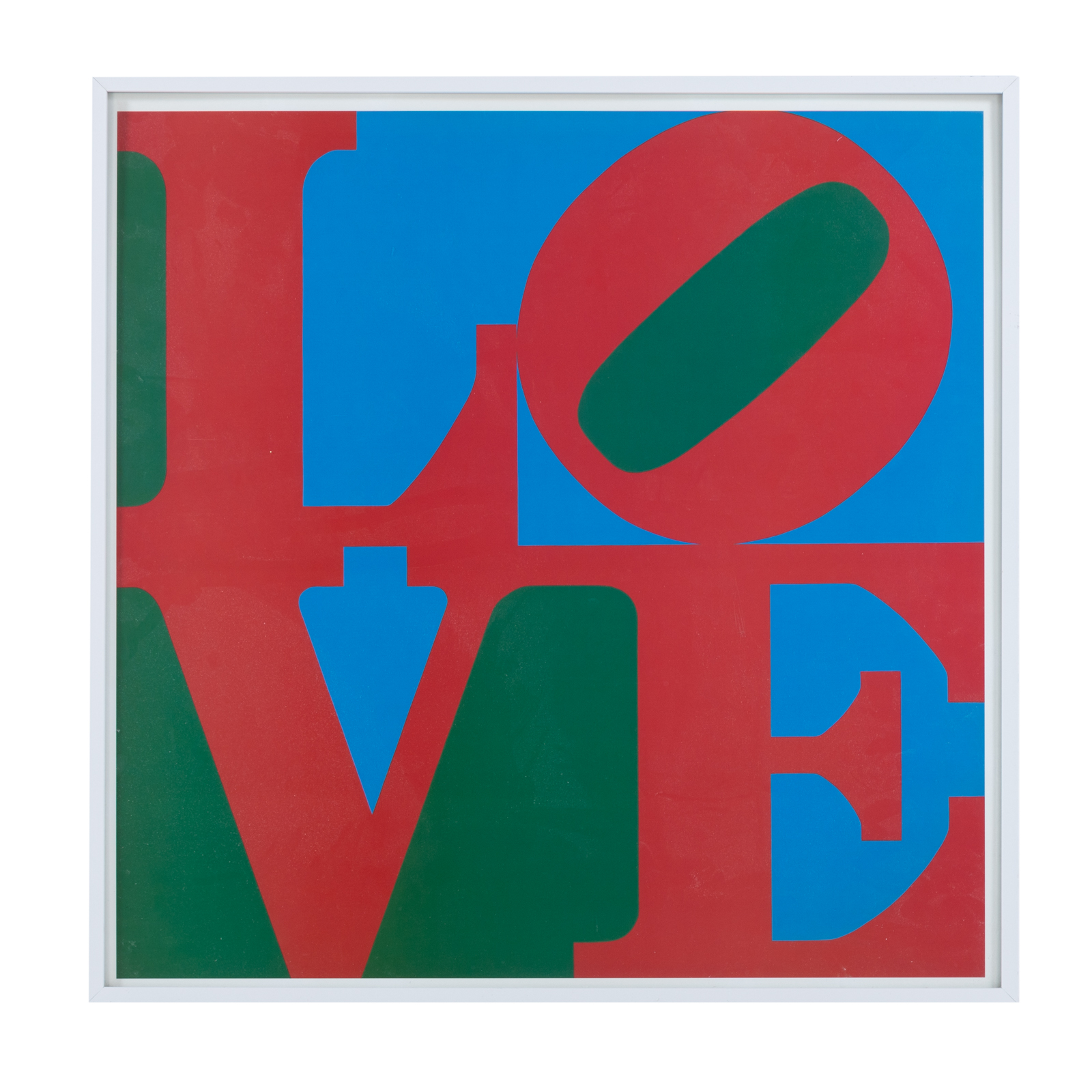 Appraisal: ROBERT INDIANA PHILADELPHIA LOVE OFFSET LITHOGRAPH American - Offset lithograph