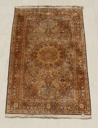 Appraisal: SEMI ANTIQUE TABRIZ RUG CA Approx ' '' x '