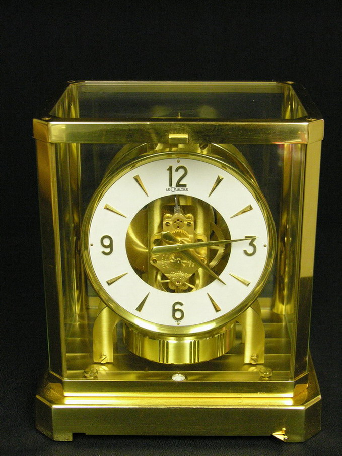 Appraisal: LE COULTRE ATMOS CLOCK FINE Fine swiss atmospheric clock made