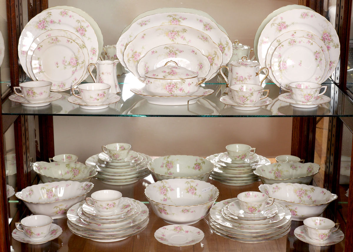 Appraisal: BAWO DOTTER LIMOGES CHINA SERVICE Approx pieces by Bawo Dotter