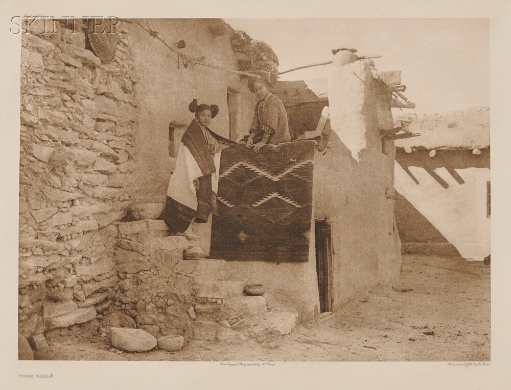 Appraisal: Edward Sheriff Curtis American - Tewa Girls Identified within the