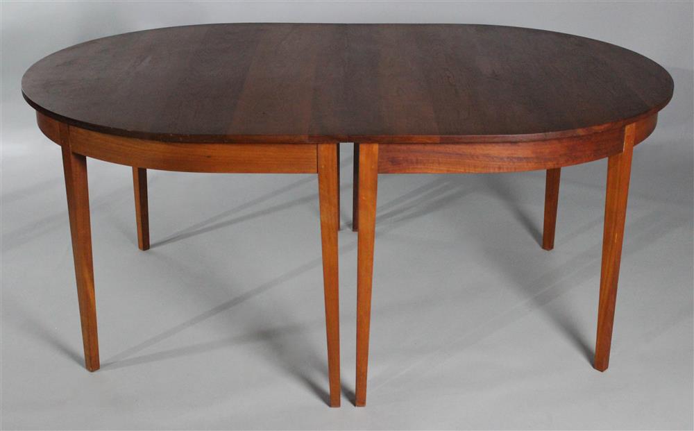 Appraisal: THOMAS MOSER CHERRY ROUND RING EXTENSION DINING TABLE WITH TWO