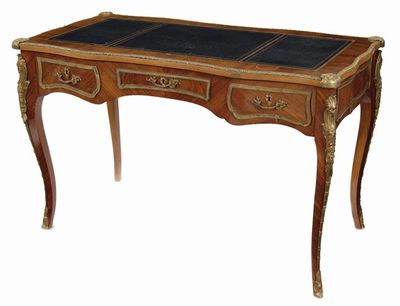 Appraisal: A Louis XV style kingwood bureau plat with gilt metal