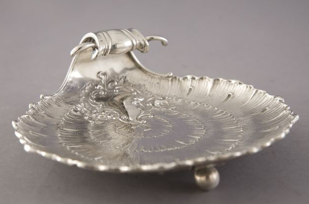 Appraisal: Austrian -Standard Silver Tripodal Bonbon Dish dated in the form