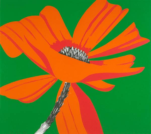 Appraisal: Alex Katz American born Poppies M Screenprint in colors on