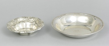 Appraisal: A Lot of Two Sterling Silver Bowls by Watrous Manufacturing