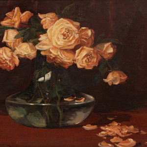 Appraisal: Frank Knox Morton Rehn American - Floral Still Life Oil