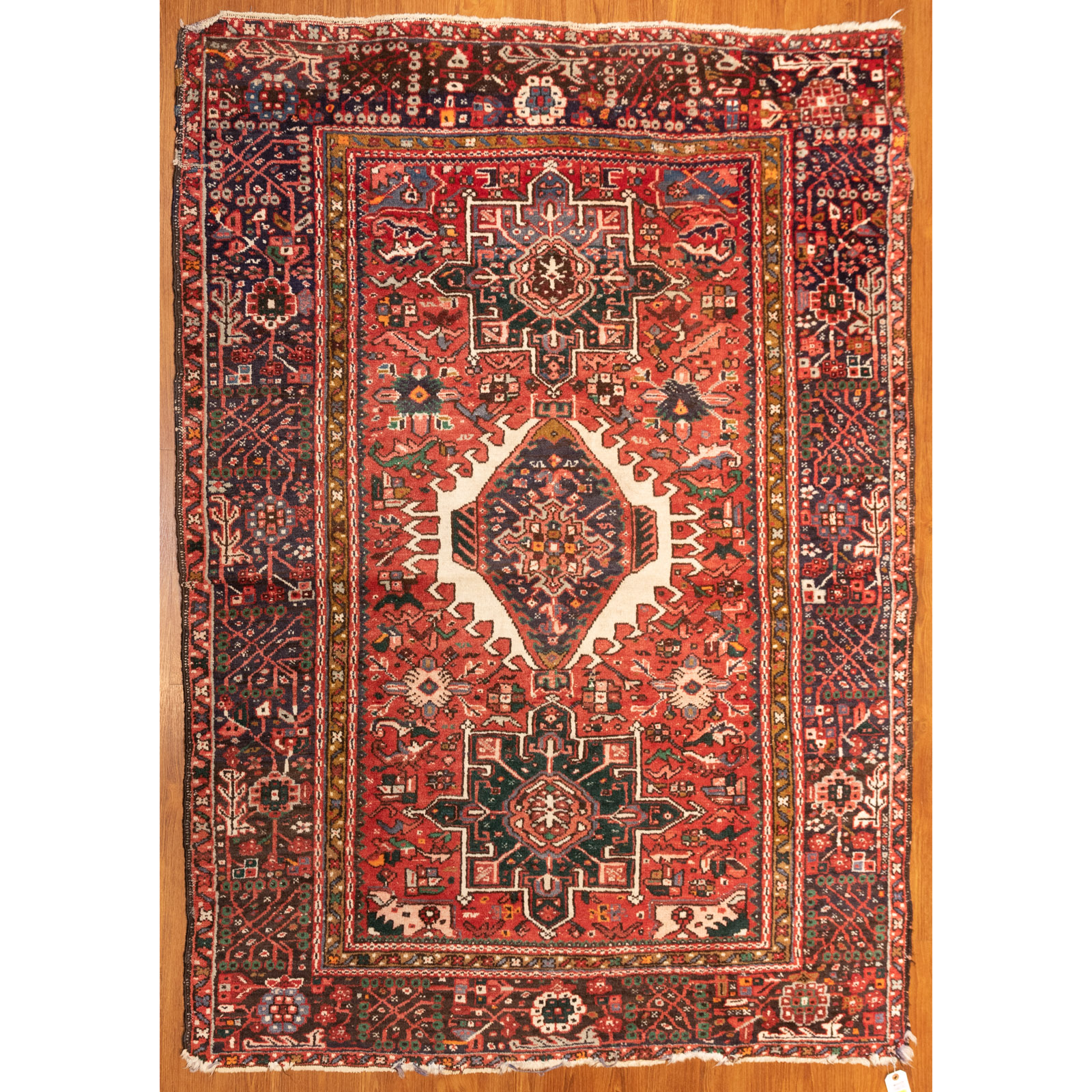 Appraisal: KARAJA RUG PERSIA X Third quarter- th century hand-knotted wool