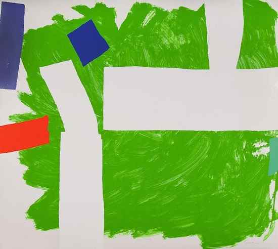 Appraisal: Sandra Blow - Split Second silkscreen printed in colours signed