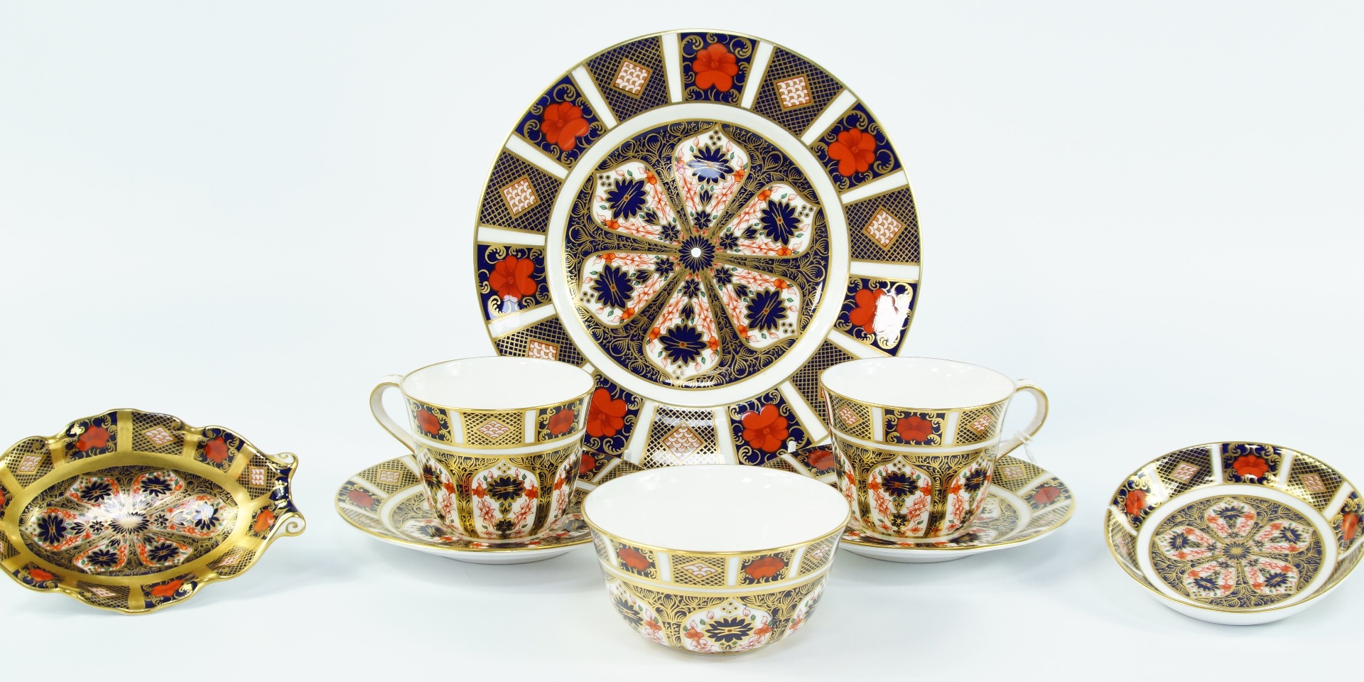 Appraisal: A group of Royal Crown Derby porcelain decorated in the