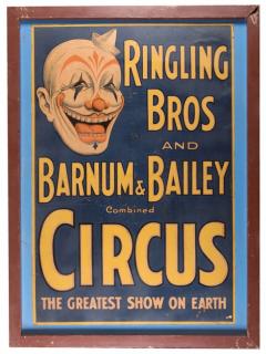 Appraisal: Ringling Brothers and Barnum Bailey Combined Circus The Greatest Show