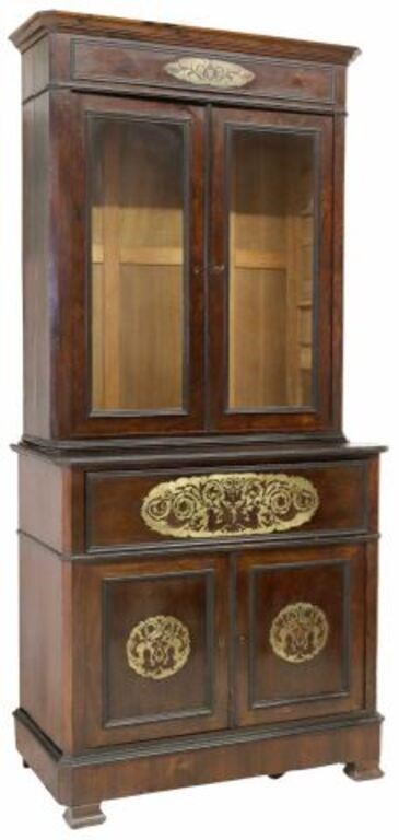 Appraisal: FRENCH NAPOLEON III PERIOD SECRETAIRE BOOKCASEFrench Napoleon III period secretary