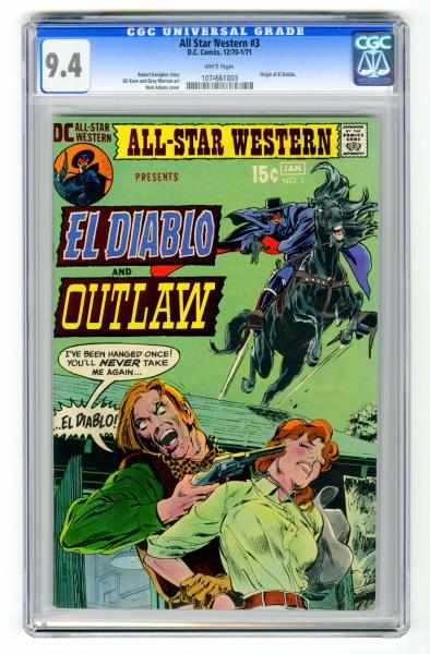 Appraisal: All Star Western CGC D C Comics Click for full