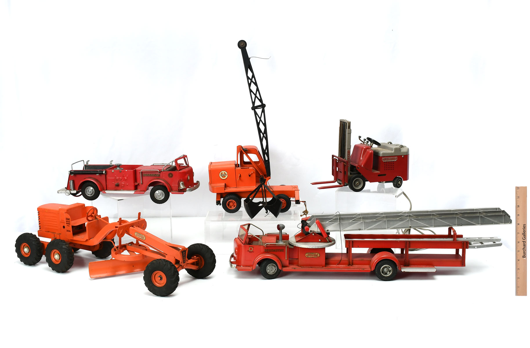 Appraisal: PC DOEPKE MODEL TOYS COLLECTION Comprising - Rossmoyne Fire truck