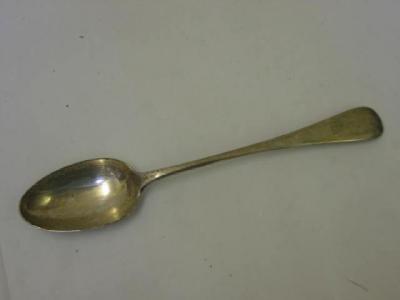 Appraisal: A VICTORIAN BASTING SPOON in Old English pattern chased with