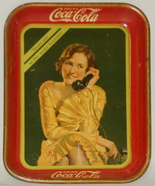 Appraisal: Coca-Cola Serving Tray Light surface wear and small marks with