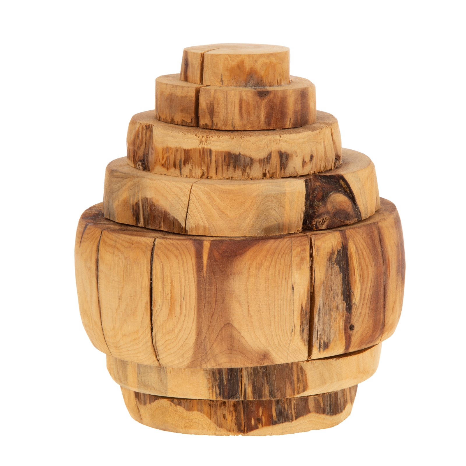 Appraisal: BRENT CROTHERS CONSUMING WON'T WORK CEDAR American - Carved cedar