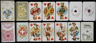 Appraisal: Two B Dondorf Whist Playing Cards Frankfort ca Including No