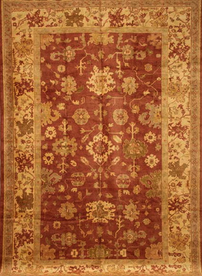 Appraisal: Angora Oushak Carpet ' x '