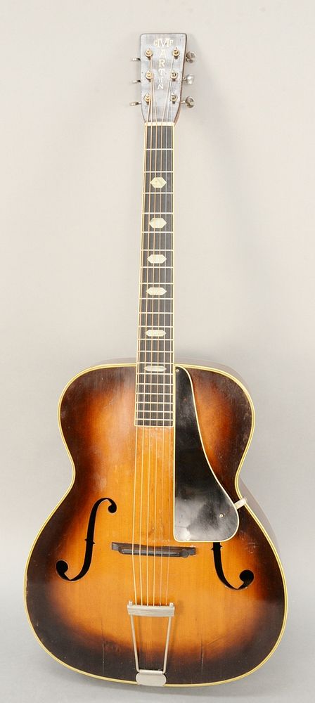 Appraisal: C F Martin F- acoustic guitar - archtop rear center