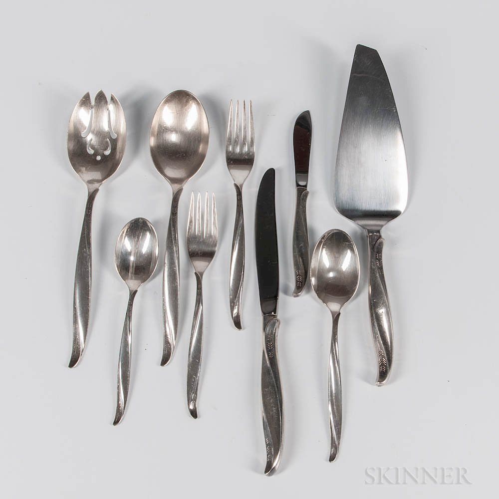 Appraisal: International Silver Pine Spray Pattern Sterling Silver Flatware Service International