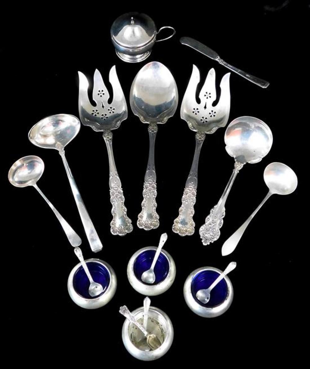 Appraisal: SILVER Gorham Frank M Whiting etc eighteen pieces of miscellaneous