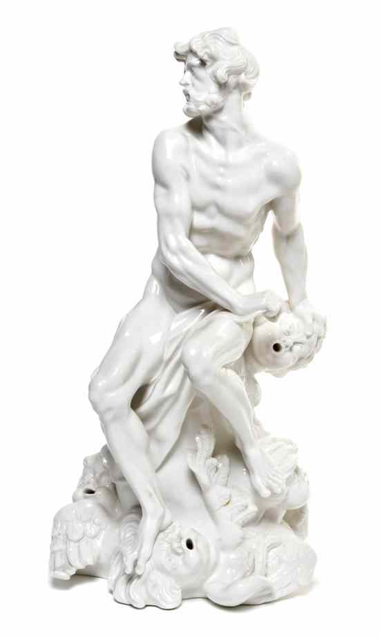 Appraisal: A Nymphenburg Blanc de Chine Porcelain Figural Group depicting a