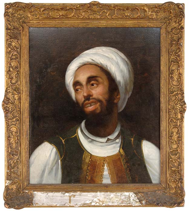 Appraisal: ATTRIBUTED TO JEAN LEON GEROME French - PORTRAIT OF A