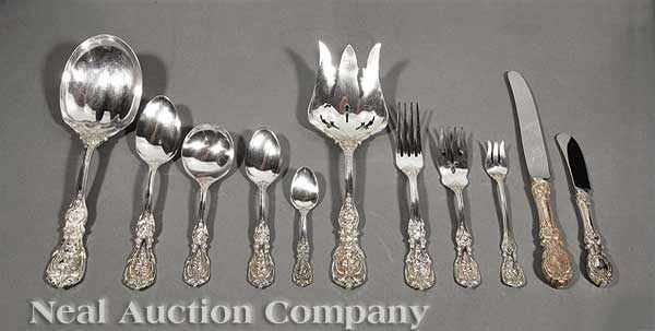 Appraisal: A Reed Barton Francis I Pattern Sterling Silver Flatware Service