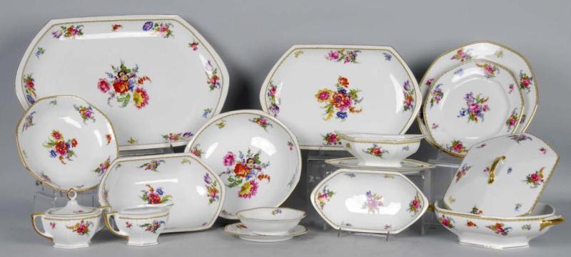 Appraisal: Czechoslovakian Fine China Set for Description Circa Marked MZ Altrohlau