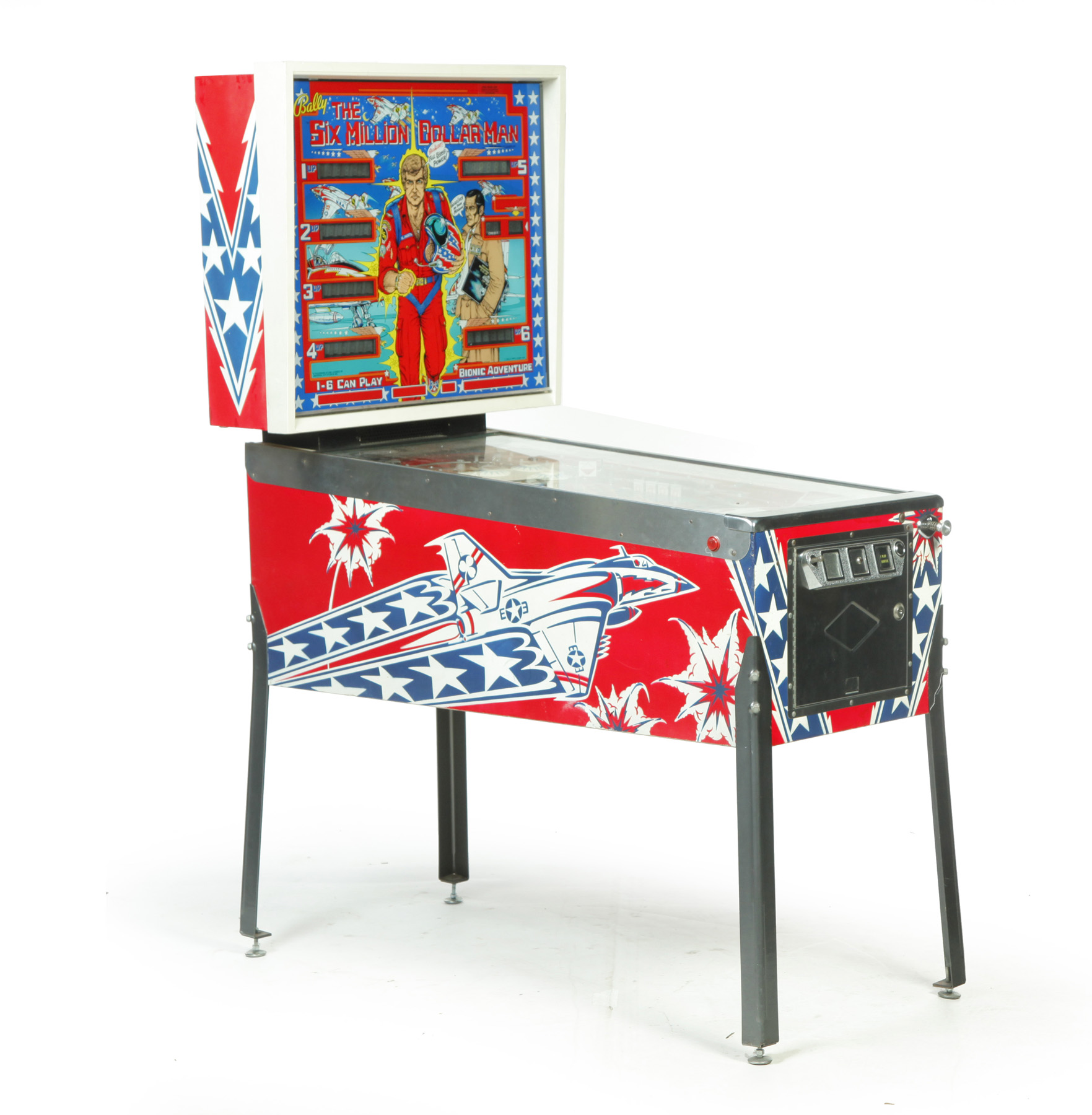 Appraisal: BALLY THE SIX MILLION DOLLAR MAN ARCADE MACHINE American nd