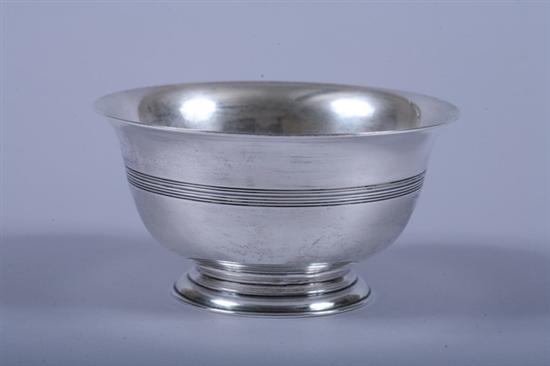 Appraisal: TIFFANY CO STERLING SILVER REVERE-STYLE SMALL BOWL Circa Pattern -